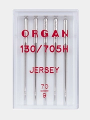 Иглы для швейных машин ORGAN Джерси №70 5 шт. в пенале