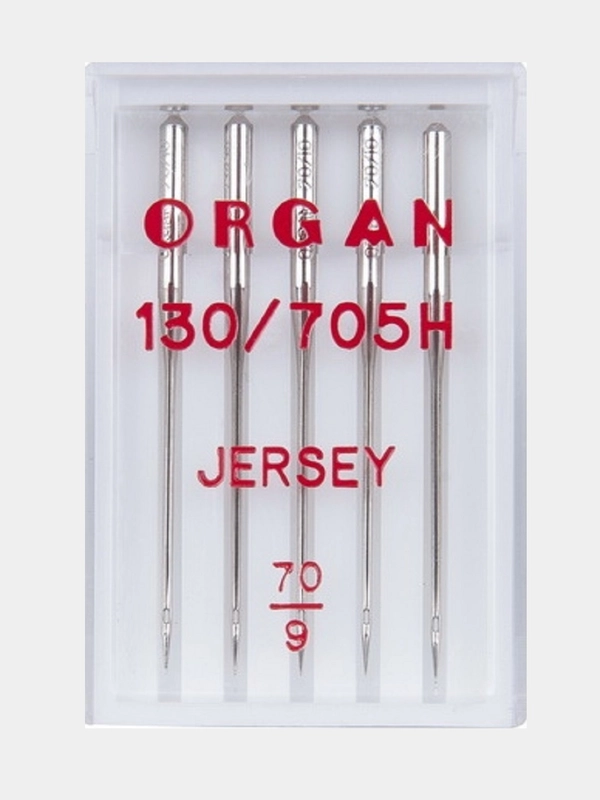 Иглы для швейных машин ORGAN Джерси №70 5 шт. в пенале