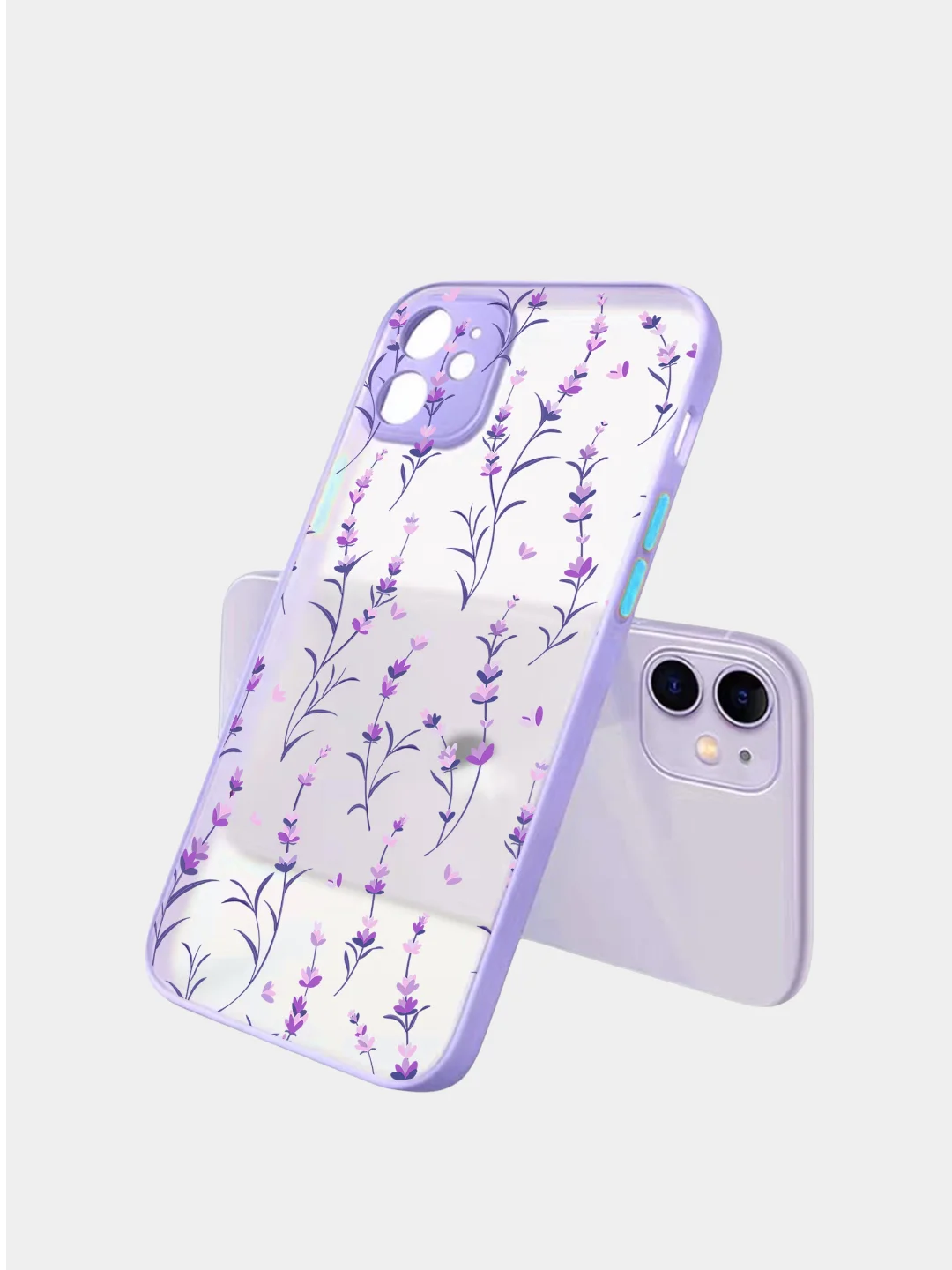 Сиреневый чехол для iPhone 7/8, XR, X/XS, XS Max, 11, 12, 12 Pro, 12 Pro Max, 13 айфон про макс