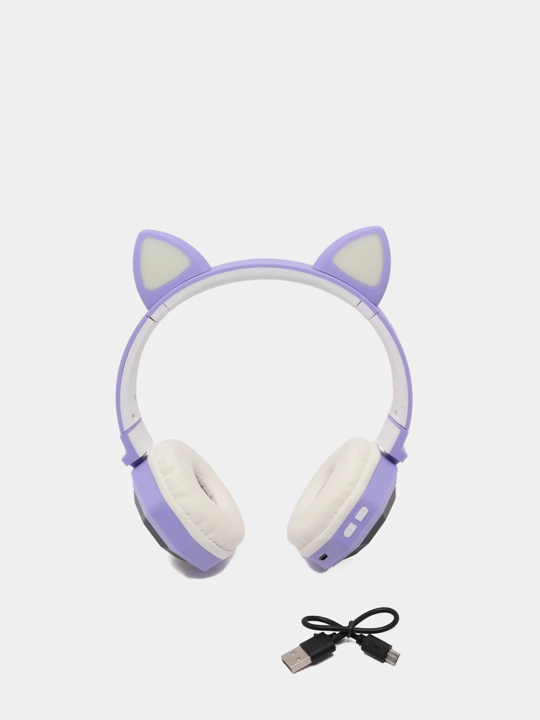 Лавандовый bluetooth наушники, умное шумоподавление, для детей
