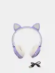 Лавандовый bluetooth наушники, умное шумоподавление, для детей