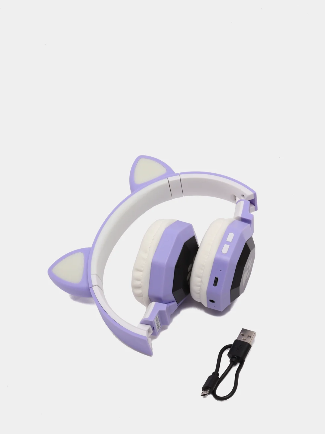Лавандовый bluetooth наушники, умное шумоподавление, для детей