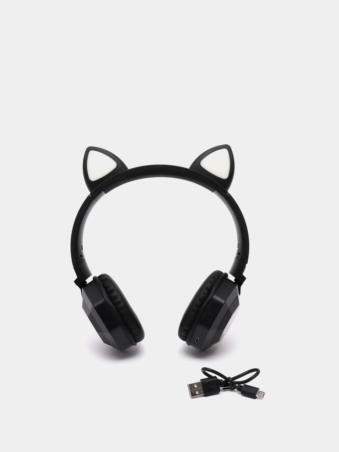 Черный bluetooth наушники, умное шумоподавление, для детей