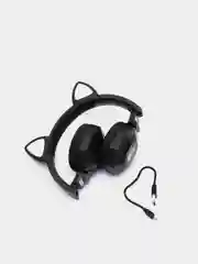 Черный bluetooth наушники, умное шумоподавление, для детей
