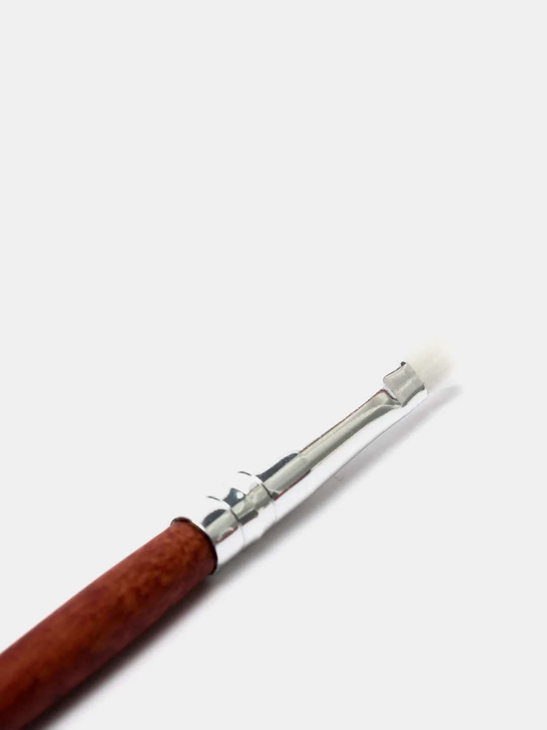 Белая кисть для бровей, (для пасты, составов)