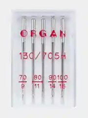 Иглы для швейных машин ORGAN Универсальные №70-100 5 шт. в пенале
