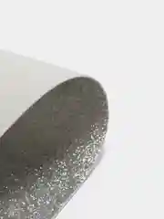 Серебряный фоамиран глиттерный