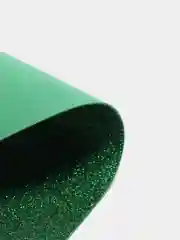 Зеленый фоамиран глиттерный