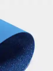 Синий фоамиран глиттерный