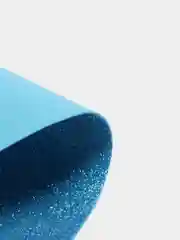 Голубой фоамиран глиттерный