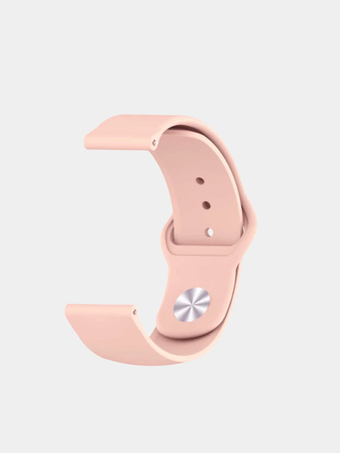 Пудровый силиконовый ремешок для Samsung Galaxy Watch 3, 41 и 45 мм