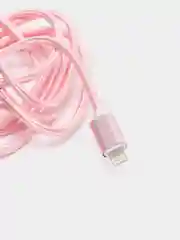 Розовый кабель для зарядки устройства Lightning