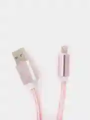Розовый кабель для зарядки устройства Lightning