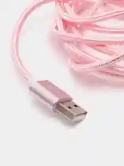 Розовый кабель для зарядки устройства Lightning