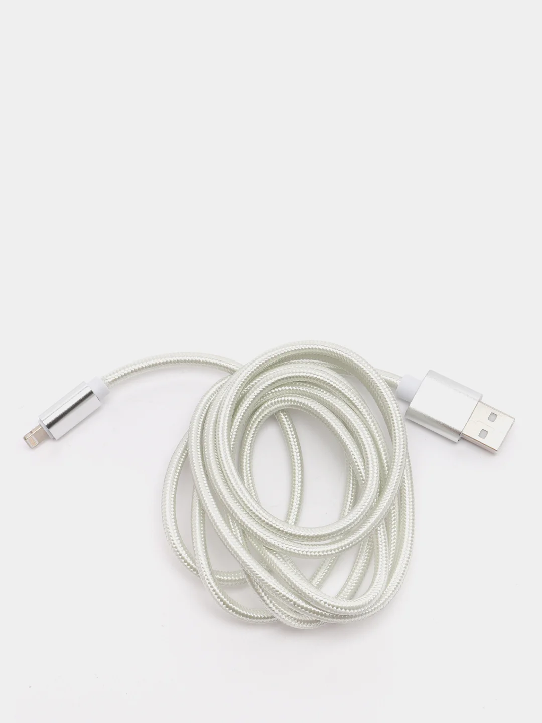 Белый кабель для зарядки устройства Lightning