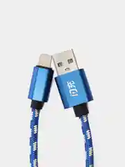 Темно-синий кабель для зарядки устройства Lightning