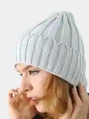 Белый шапка женская демисезонная