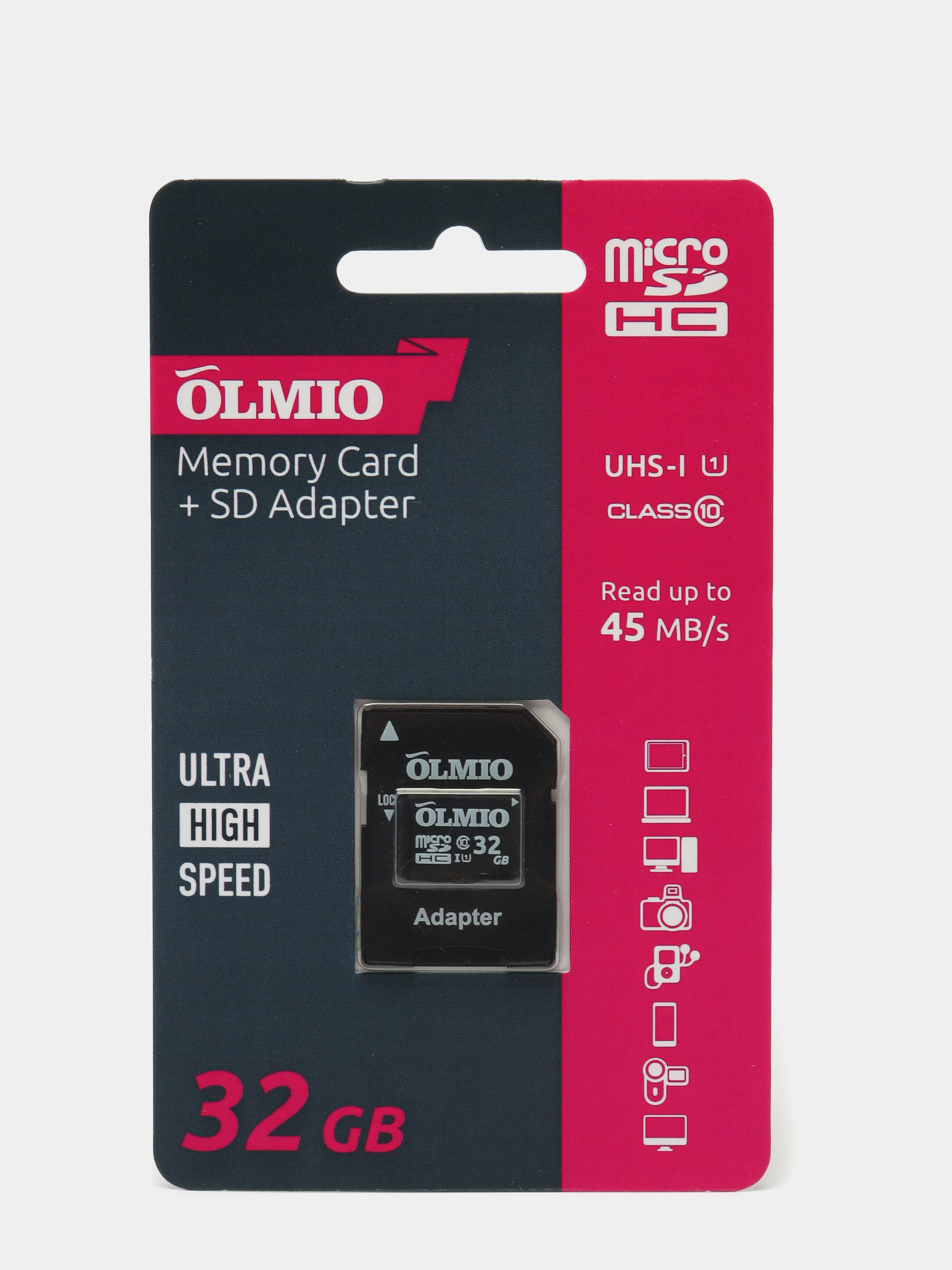 Карта памяти Olmio microSD