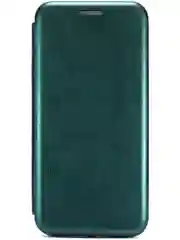 Зеленый чехол книжка Xiaomi Redmi 9T с функцией подставки Редми 9Т