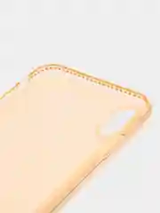 Золотой мягкий матовый чехол на айфон с стразами iPhone.6, 6s,7,7+,8,8+,X,XS,XR,XS MAX,11,11PROMAX