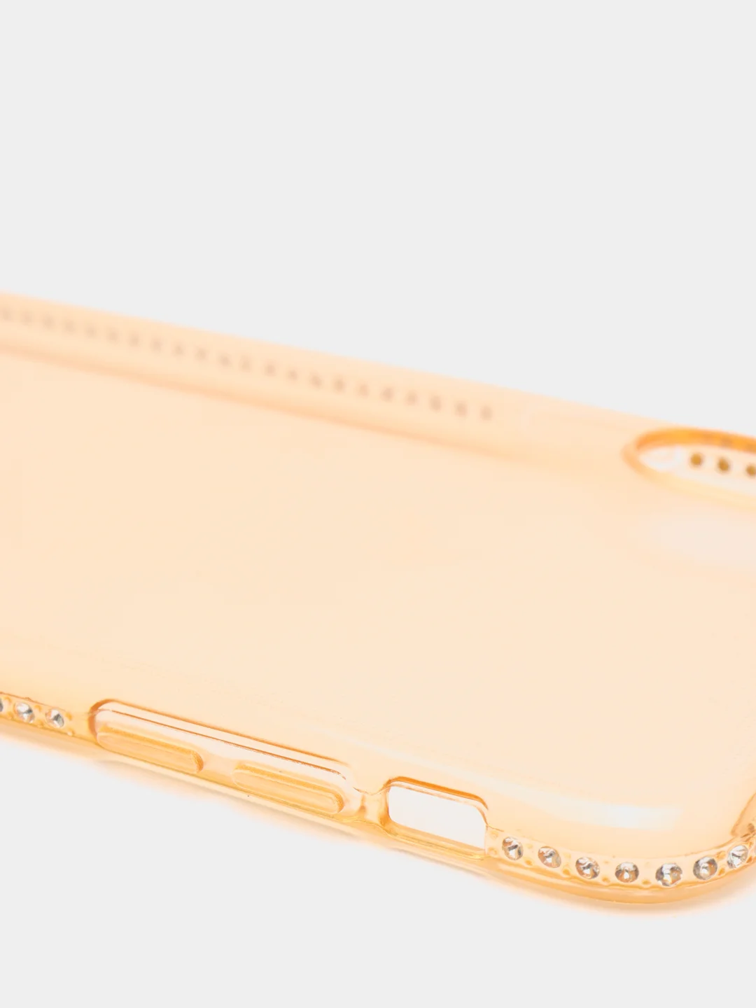 Золотой мягкий матовый чехол на айфон с стразами iPhone.6, 6s,7,7+,8,8+,X,XS,XR,XS MAX,11,11PROMAX