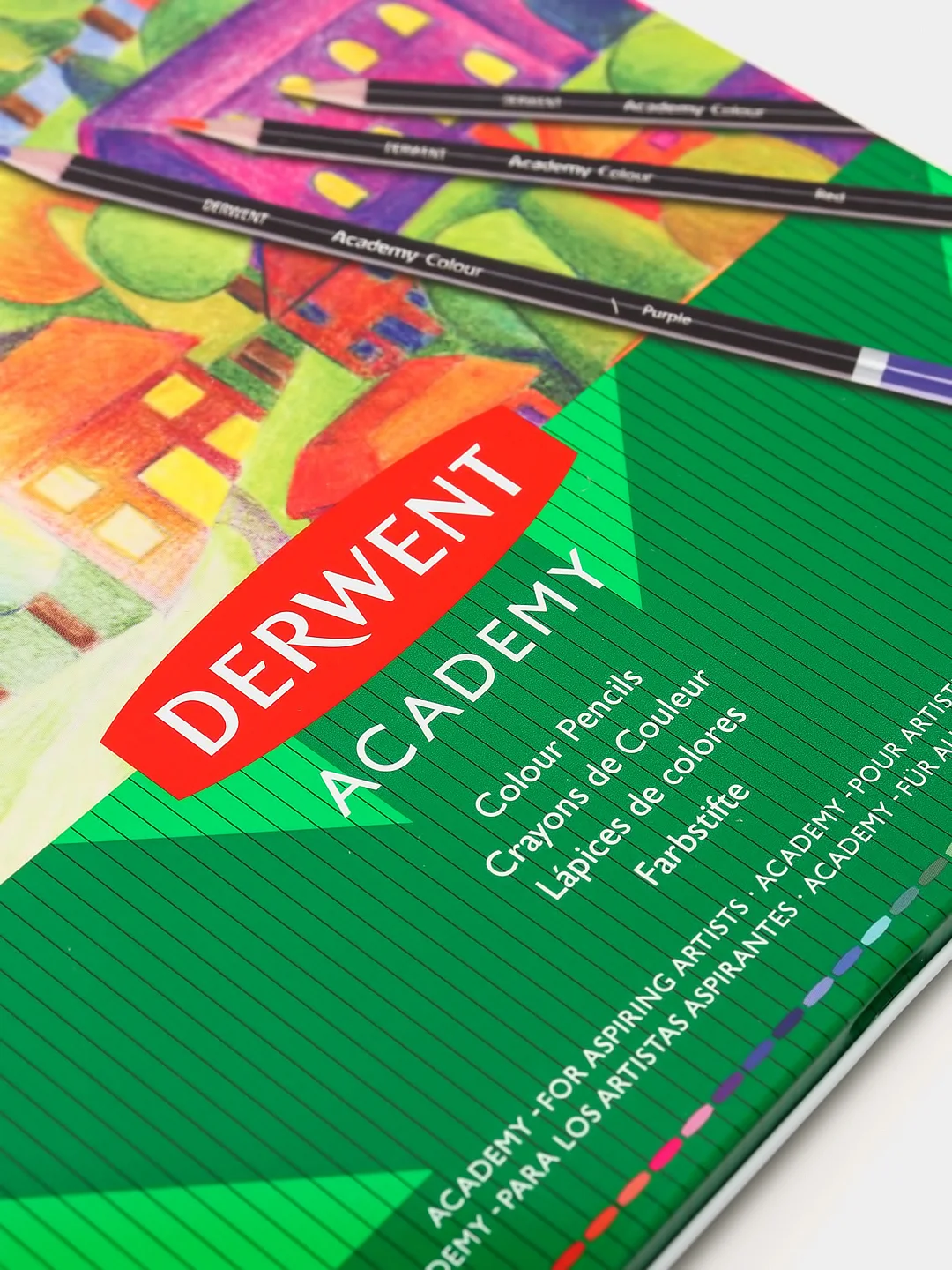 Карандаши цветные Derwent Academy "Colour Pencil Tin", 24 цвета