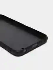 Черный чехол для Айфон кожаный с глянцевым противоударным стекло для iPhone IHaitun