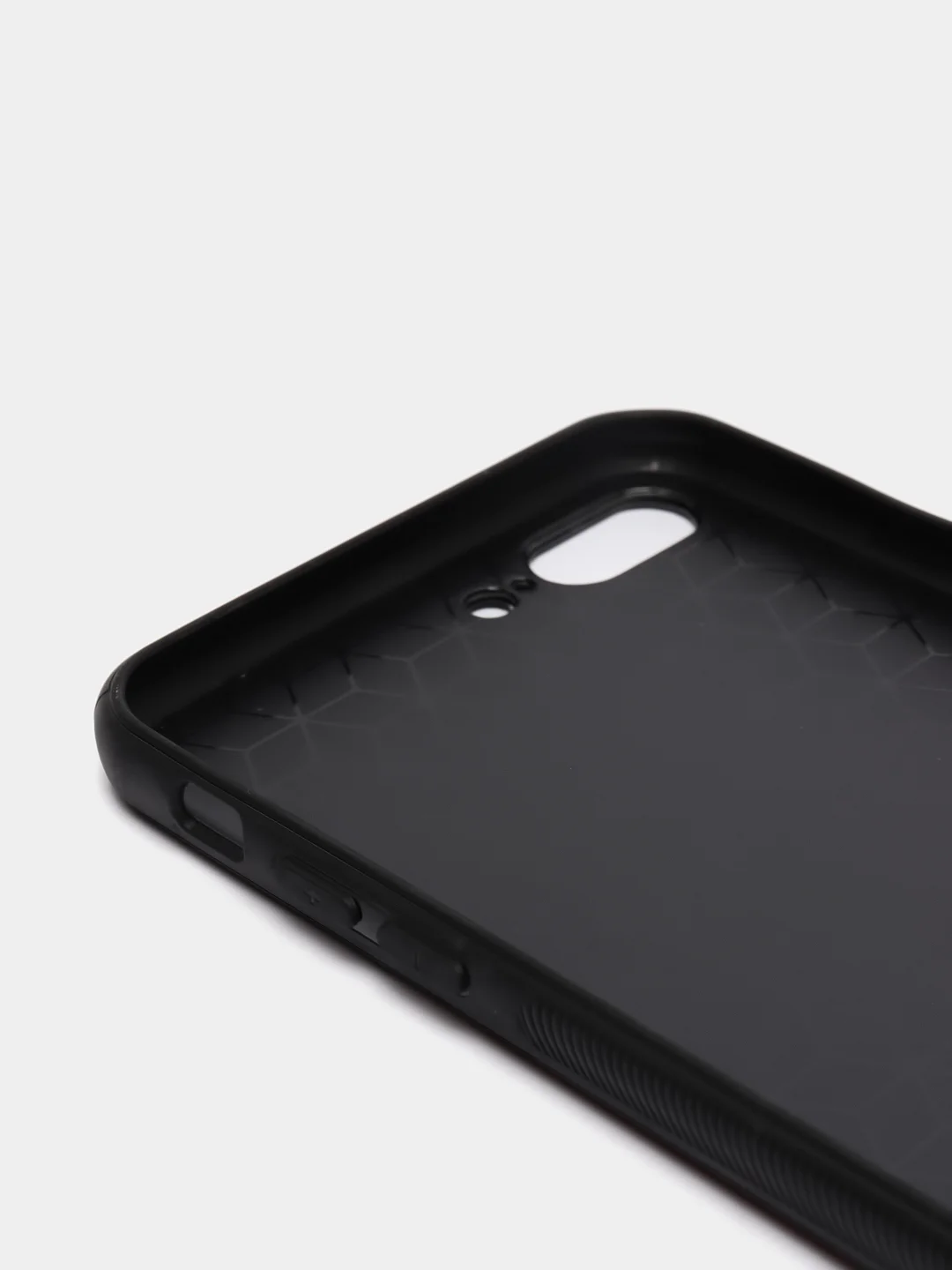 Красный чехол для Айфон кожаный с глянцевым противоударным стекло для iPhone IHaitun