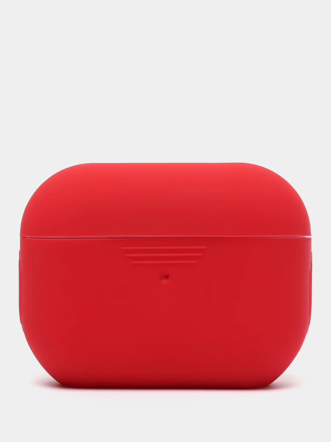 Красный чехол для Apple AirPods Pro силиконовый