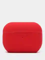 Красный чехол для Apple AirPods Pro силиконовый