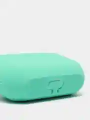 Бирюзовый чехол для Apple AirPods Pro силиконовый