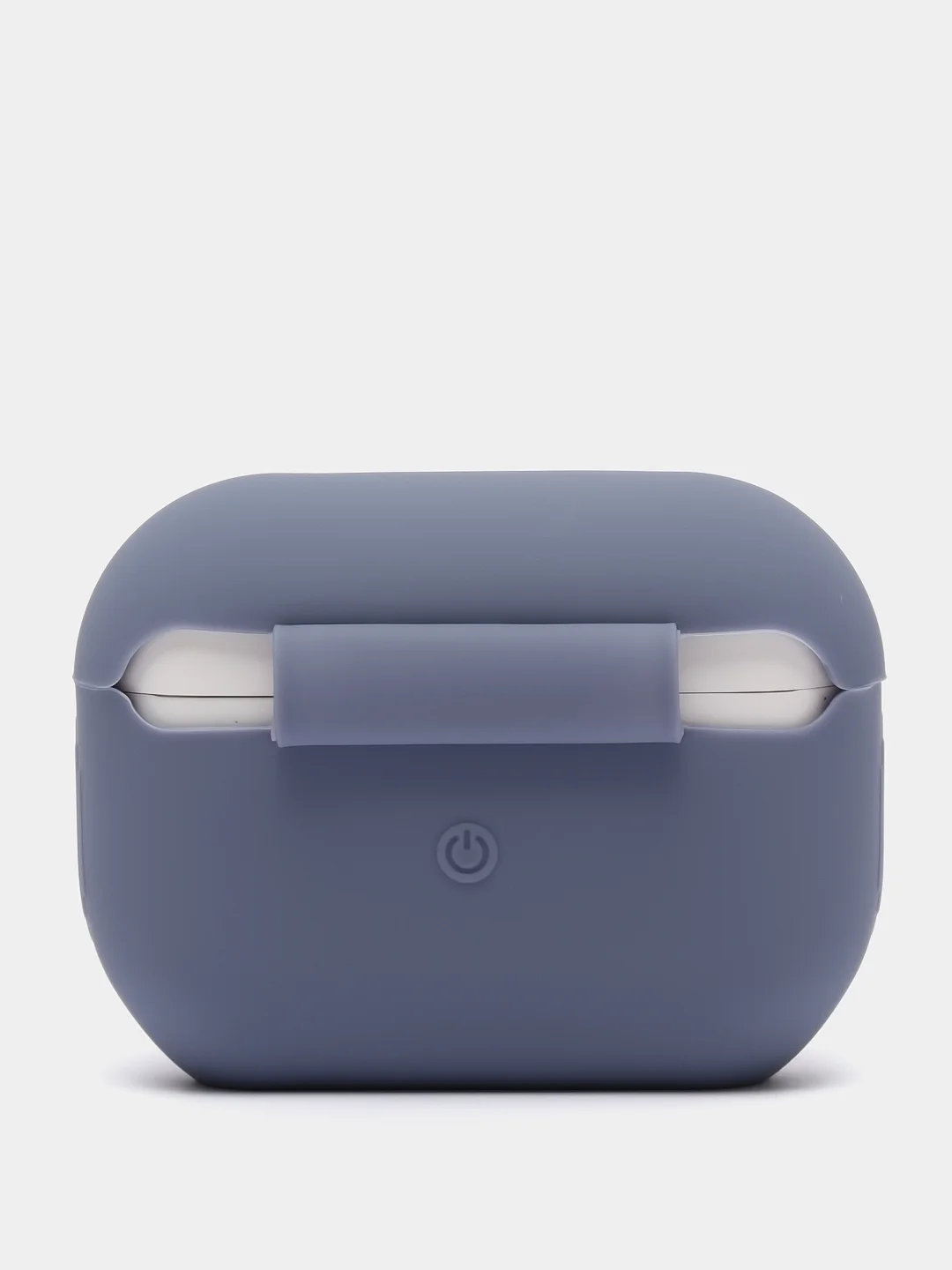 Синий меланж чехол для Apple AirPods Pro силиконовый