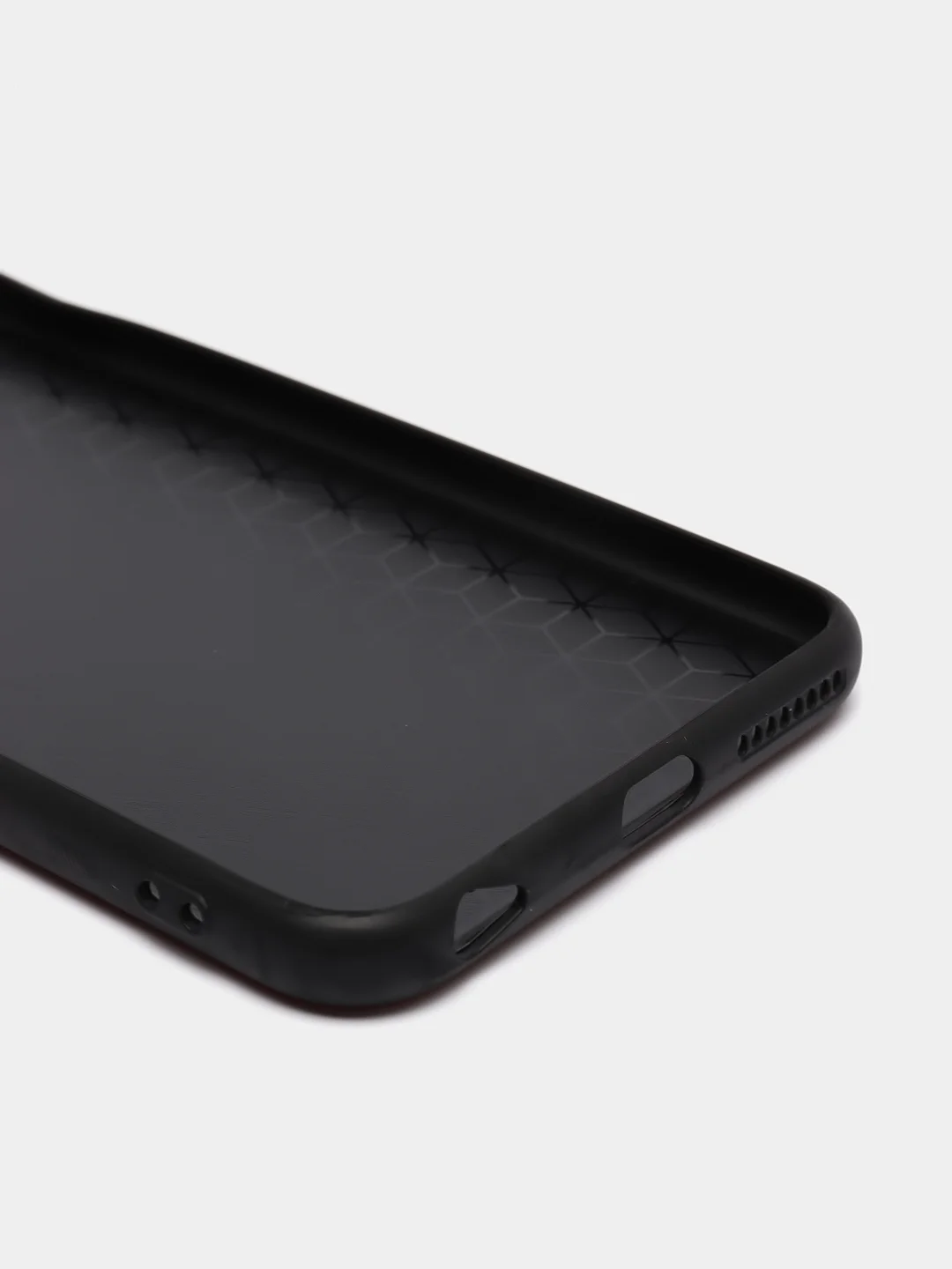 Красный чехол для айфон текстурный матовый с магнитной вставкой из ТПУ для iPhone IHaitun