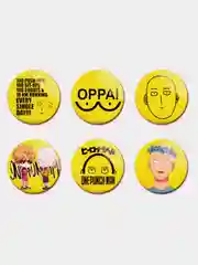 Значки по мотивам аниме Ванпанчмен (One Punch Man)