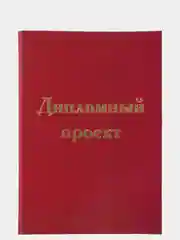 Бордовый папка для диплома "Дипломный проект"