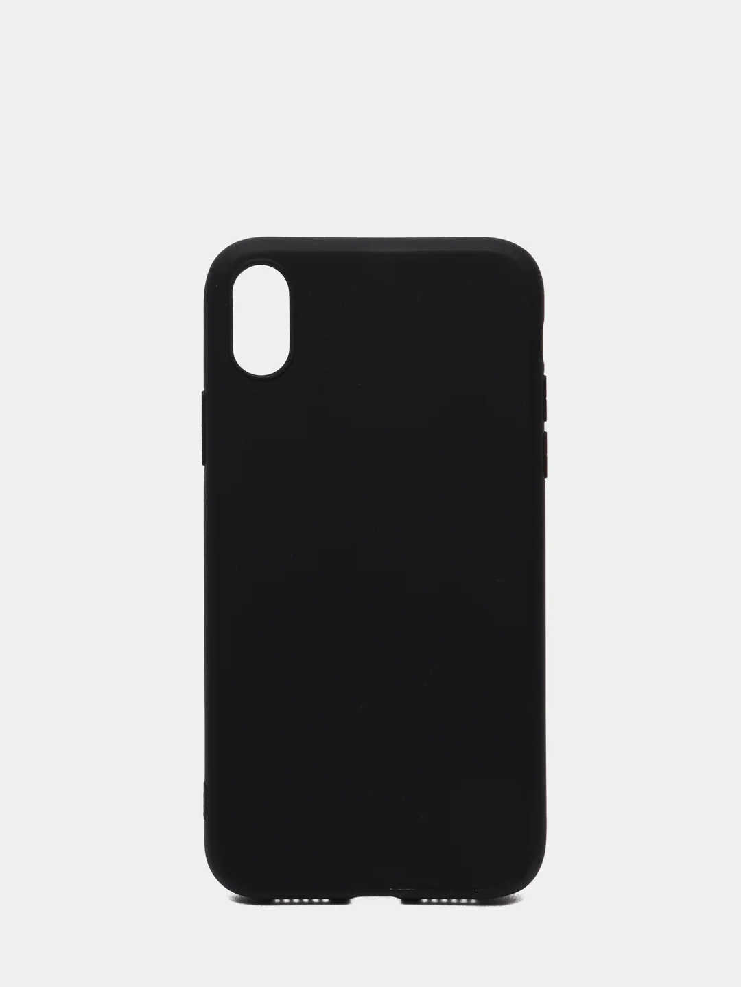 Черный чехол силиконовый для iPhone Xr / X-XS / XSMax