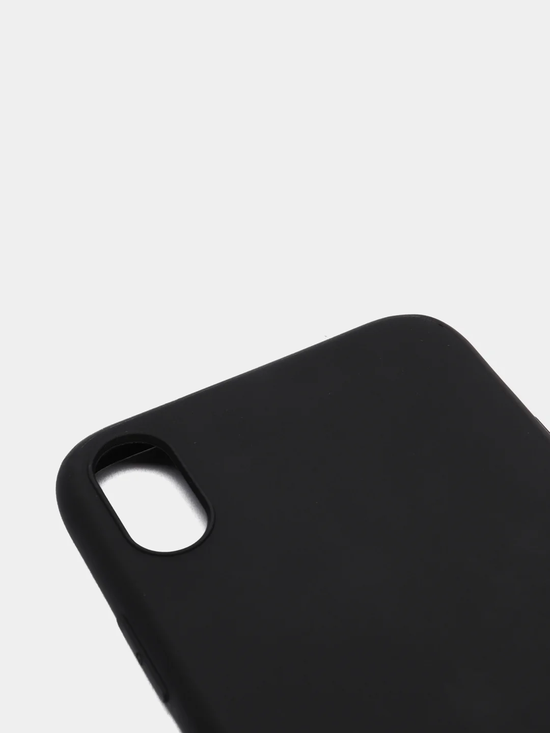 Черный чехол силиконовый для iPhone Xr / X-XS / XSMax