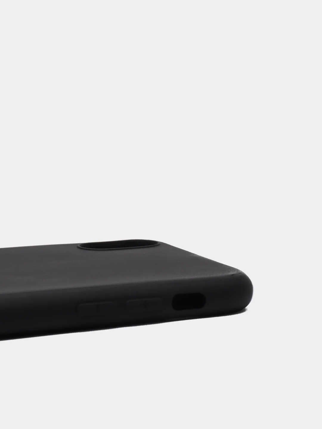 Черный чехол силиконовый для iPhone Xr / X-XS / XSMax