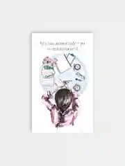 Синий открытка "Подруге", 14 видов, 9 х 14,8 см
