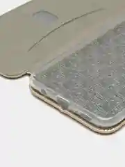 Золотой чехол-книжка для Samsung Galaxy A20, A30 (Самсунг Галакси А20, А30)