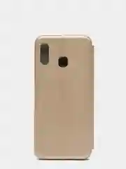 Золотой чехол-книжка для Samsung Galaxy A20, A30 (Самсунг Галакси А20, А30)