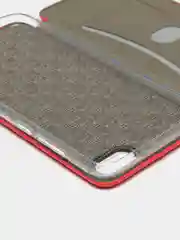 Красный чехол книжка Honor 7A, 7А Prime, Хонор 7S, Huawei Y5 2018, Хуавей Y5 Lite, У5 Прайм