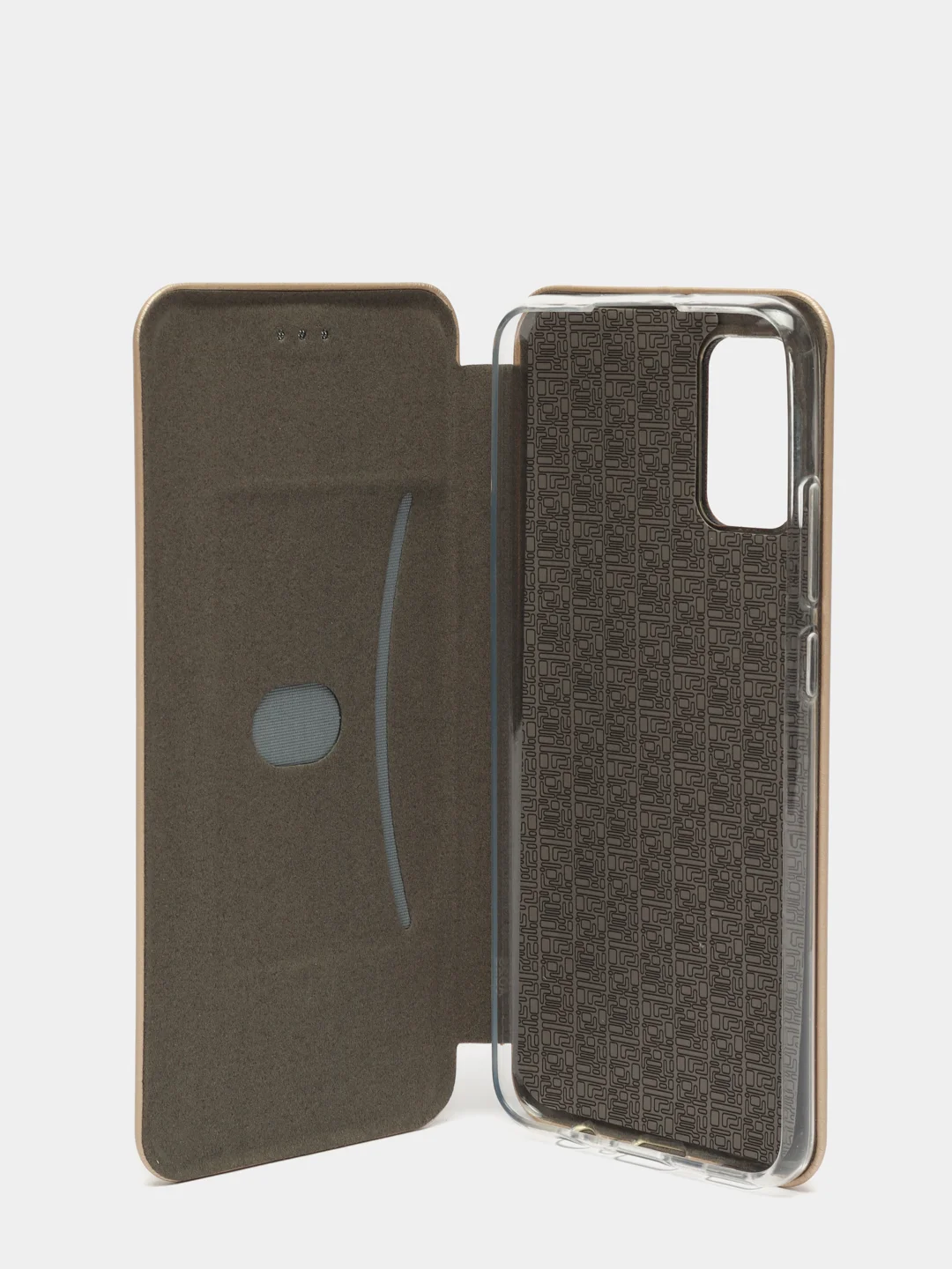 Золотой чехол книжка Samsung Galaxy A02S / M02S (Самсунг Галакси А02С / М02С)