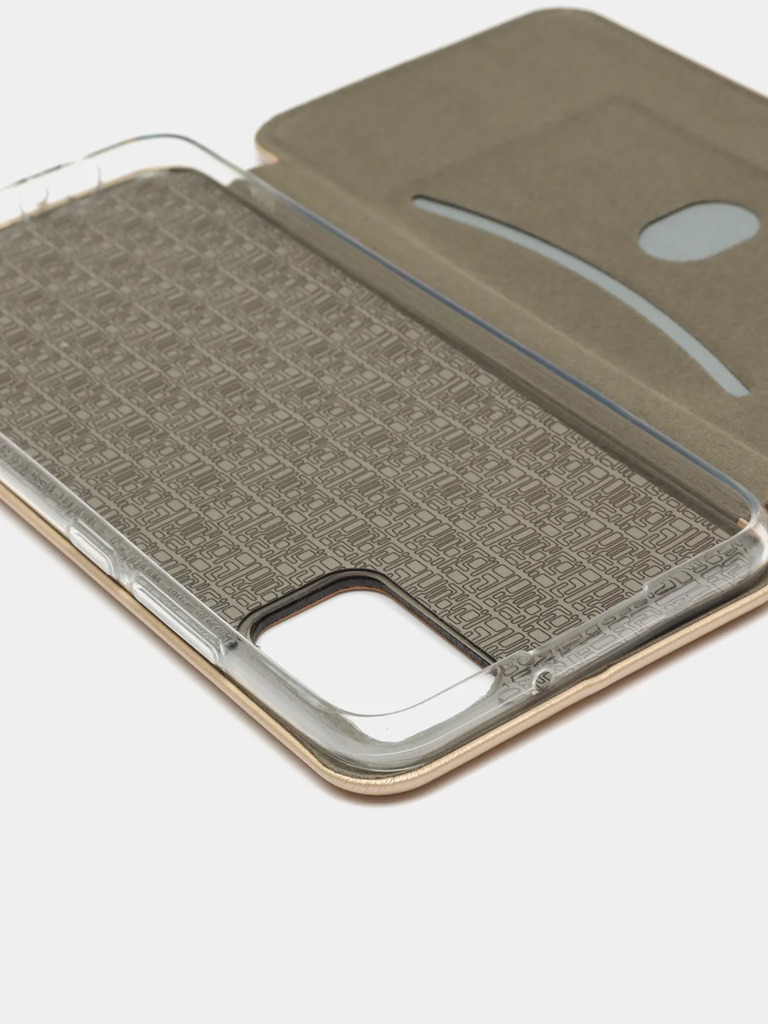 Золотой чехол книжка Samsung Galaxy A02S / M02S (Самсунг Галакси А02С / М02С)