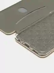 Золотой чехол книжка Huawei Honor 10i, Honor 20i, Honor 20e (Хуавей Хонор 10 ай, 20 ай, 20е)