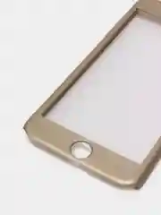 Золотой чехол для айфон iPhone из ТПУ, защита 360