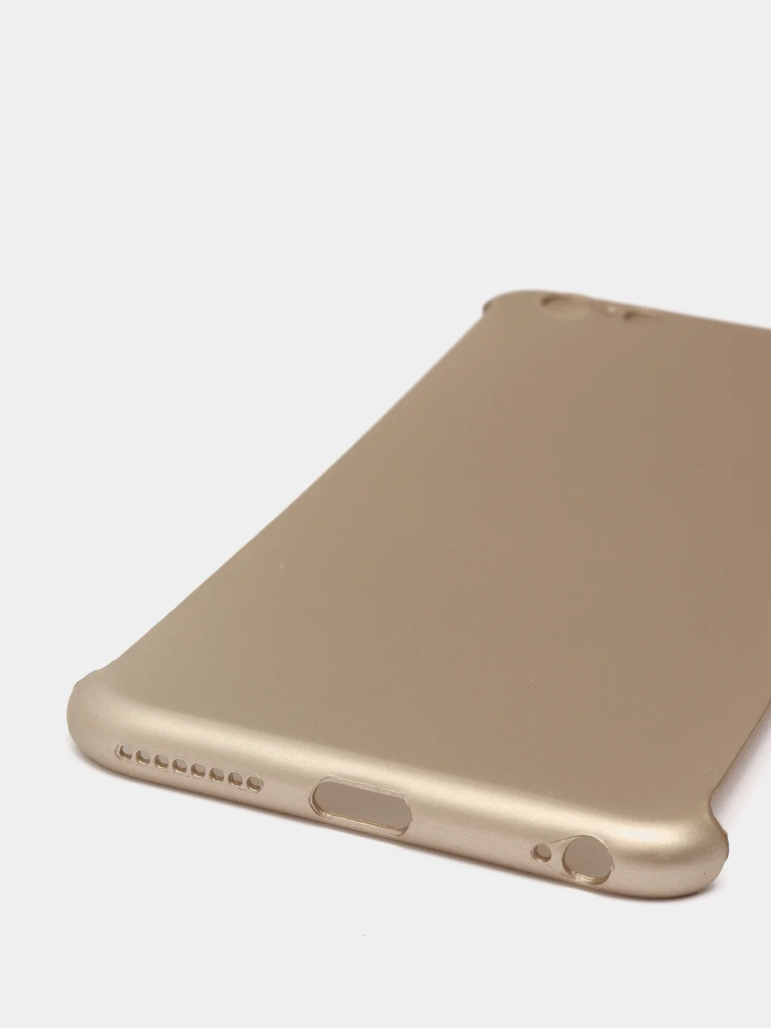 Золотой чехол для айфон iPhone из ТПУ, защита 360