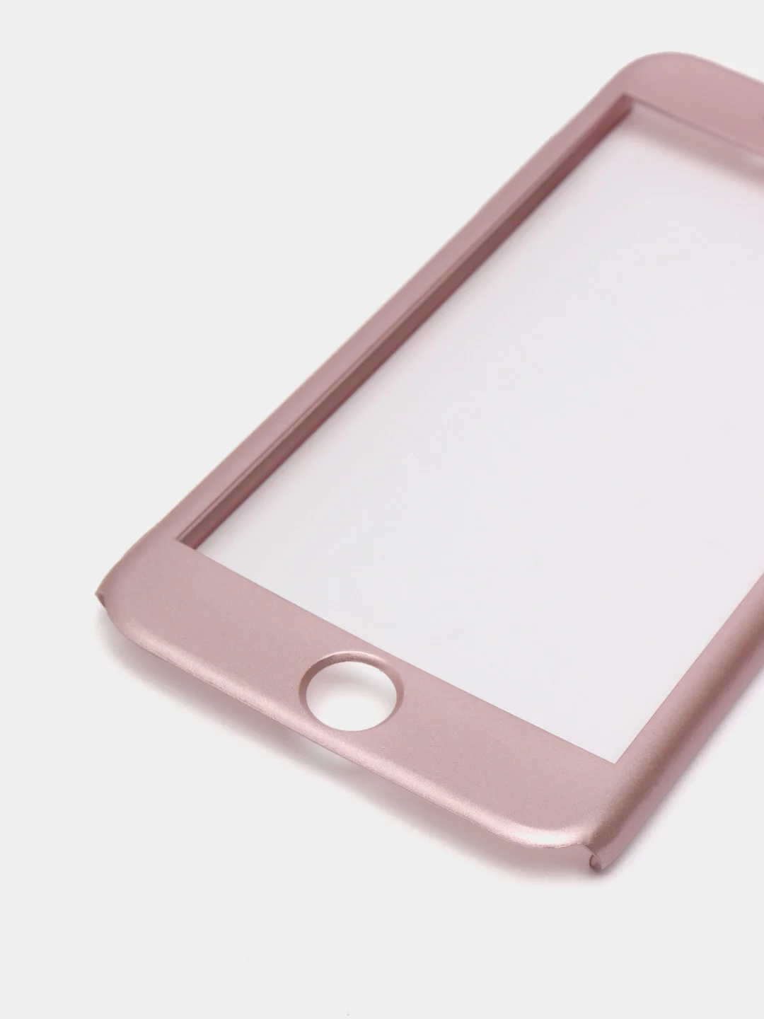 Розовый чехол для айфон iPhone из ТПУ, защита 360
