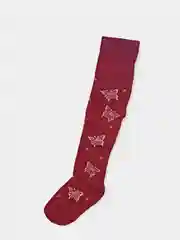 Бордовый колготки детские для девочки, BFL