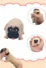 Сквиш игрушка антистресс собака Мопсик, Тянучка